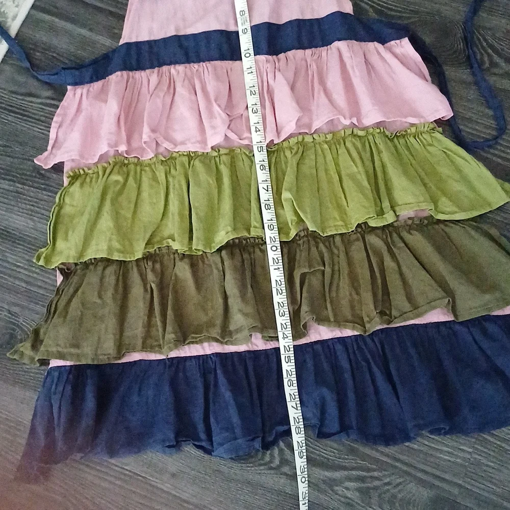 Sur La Table Cotton Ruffle Apron